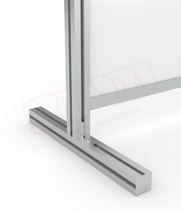 tablica magnetyczna, noga, podstawa profil, aluminiowy suchoscieralna, mobilna, lean corner